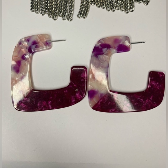 Y) Bundle of 3 fashion earrings - Picture 4 of 6